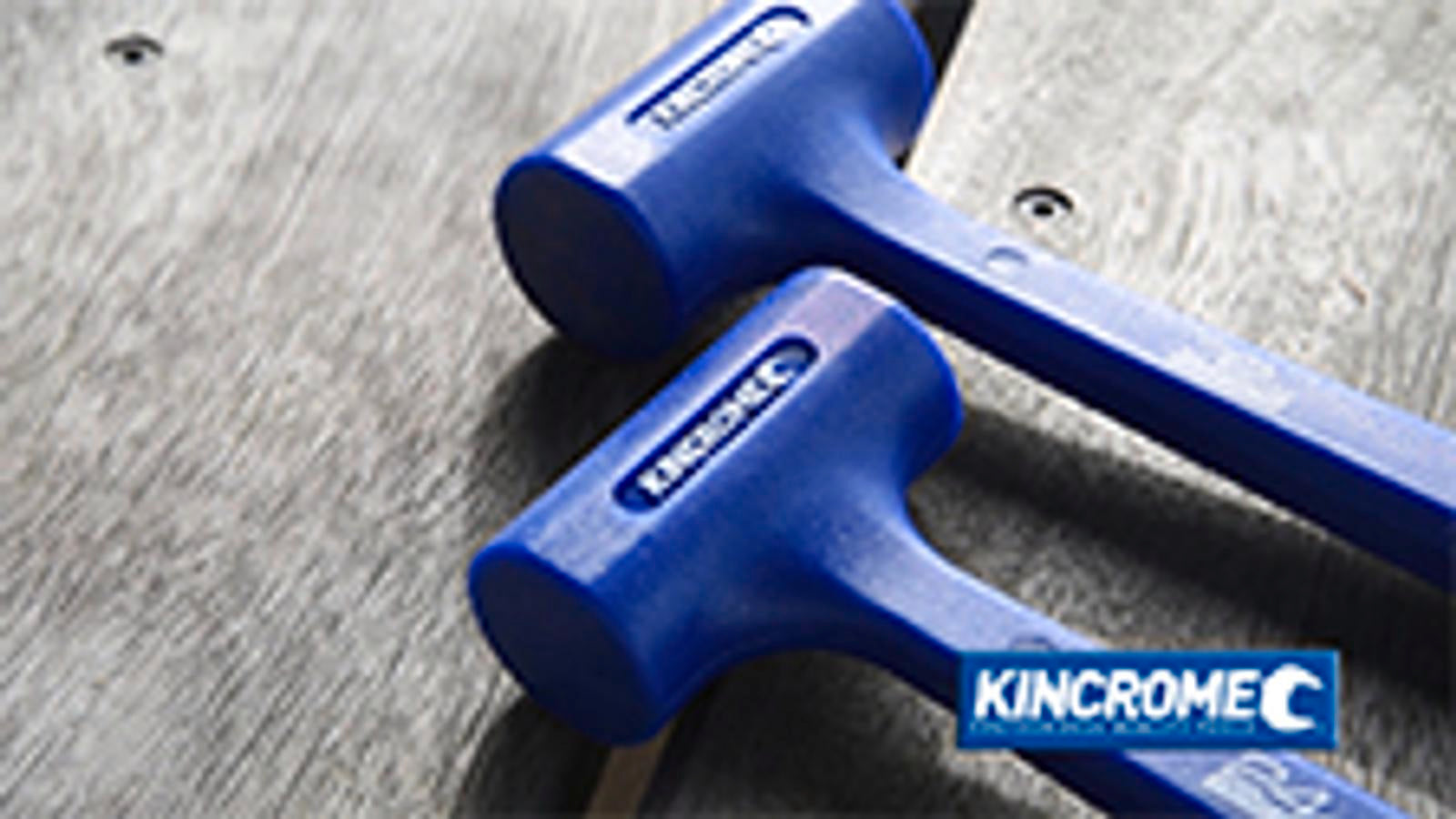 Kincrome 24oz Deadblow Hammer, Non-Marring PVC, 680g Head, 60mm Face