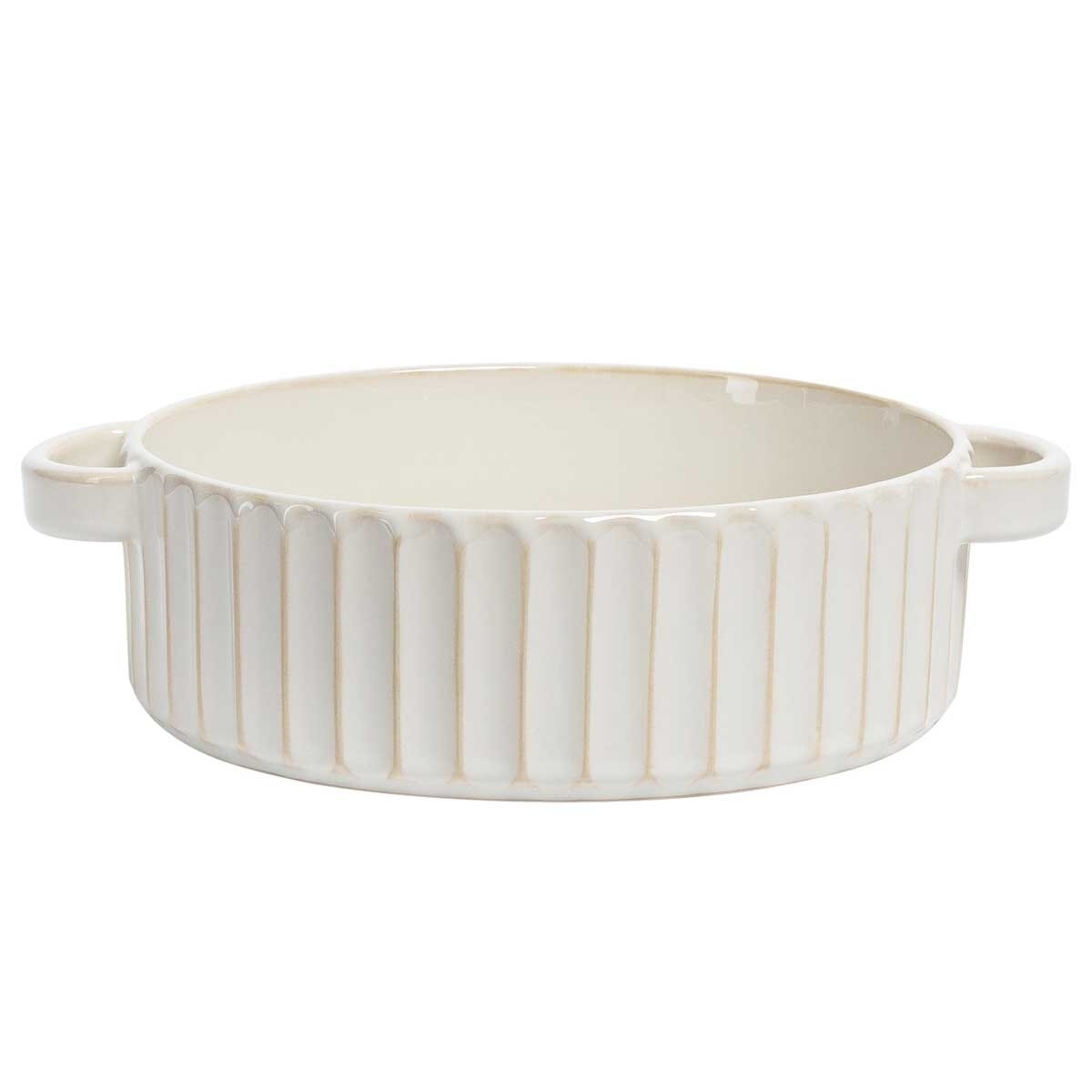 over&back Aspirations Bakeware 2 Piece Set - Stoneware Rustic Chic Bakers, Oven To Table, Microwave & Dishwasher Safe