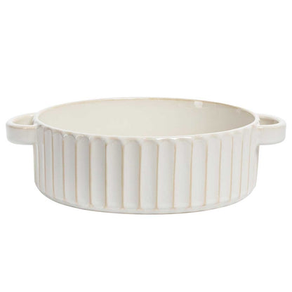 over&back Aspirations Bakeware 2 Piece Set - Stoneware Rustic Chic Bakers, Oven To Table, Microwave & Dishwasher Safe