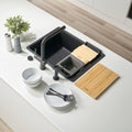 Franke All-In sink accessory set - Telescopic bridge, chopping board, strainer bowl and lid - ALLINPACK1