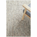 Rug Culture Arabella Small Rug 165x115 - Neutral Wool and Jute Blend, Hand Loomed - ARA-GRY-165115