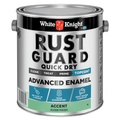 White Knight Rust Guard Accent Gloss Solvent Based Epoxy Enamel Paint 4L