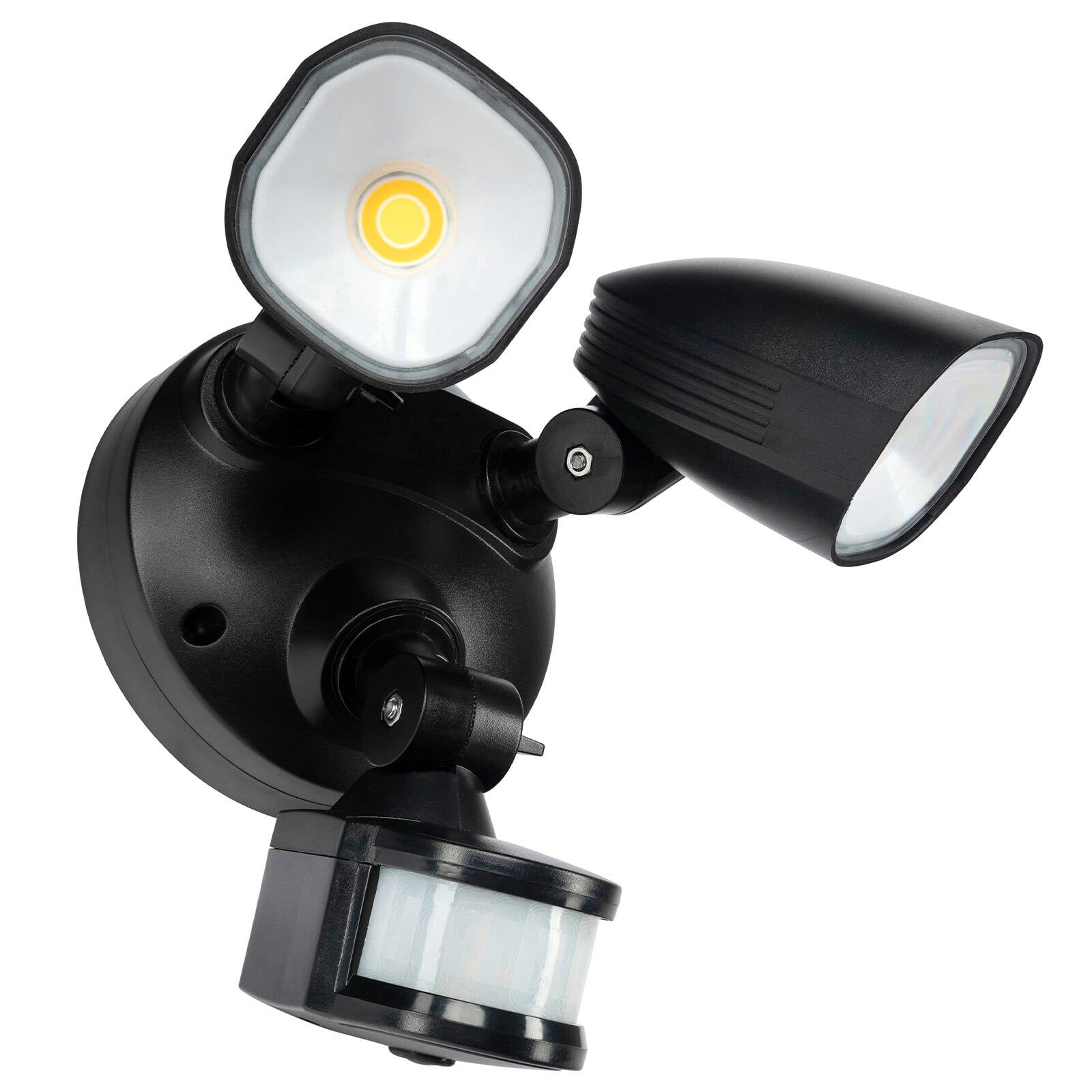 Brilliant Frontier 22W 2000lm Smart Twin LED Flood Light Sensor Black 20850/06