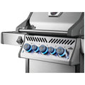 Napoleon Rogue Pro-S 425 3 Burner Natural Gas Freestanding BBQ - Silver - Side Burner - RPS425RSIBNSS-2-AU