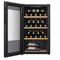 Hisense 30 Bottle Wine Cabinet - Black - Anti-UV Low E Glass - Reversible Door - HRWC31