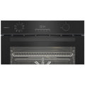 Beko 60cm Built-In Oven - Airfry, SteamAdd, Pyrolytic Cleaning, 85L, Dark Stainless Steel - BBO6851PDX1