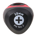 Trojan 38mm No 2 Phillips Screwdriver - Magnetic Tip - Red and Black - SuperSaverAU - view 4