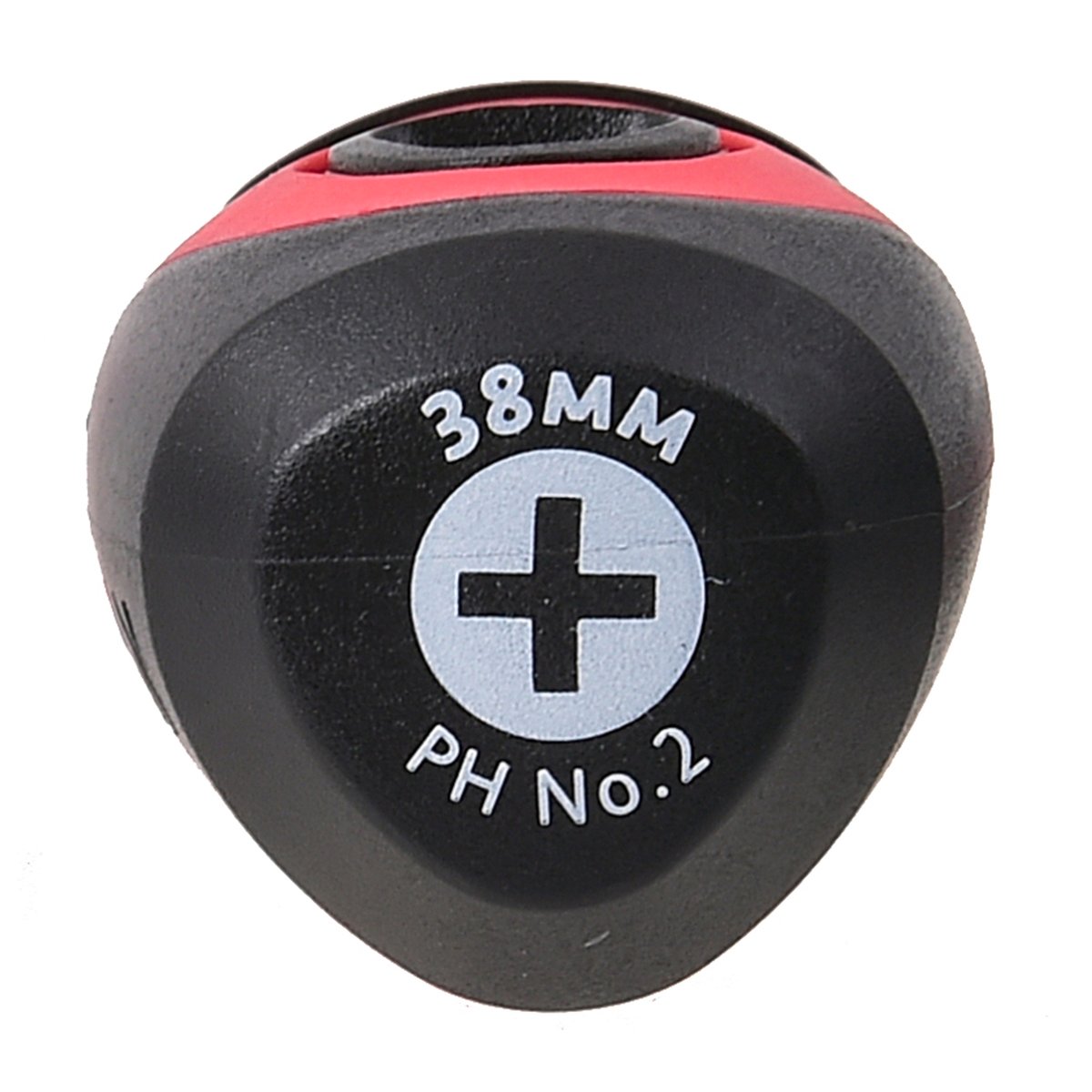 Trojan 38mm No 2 Phillips Screwdriver - Magnetic Tip - Red and Black - SuperSaverAU - view 4