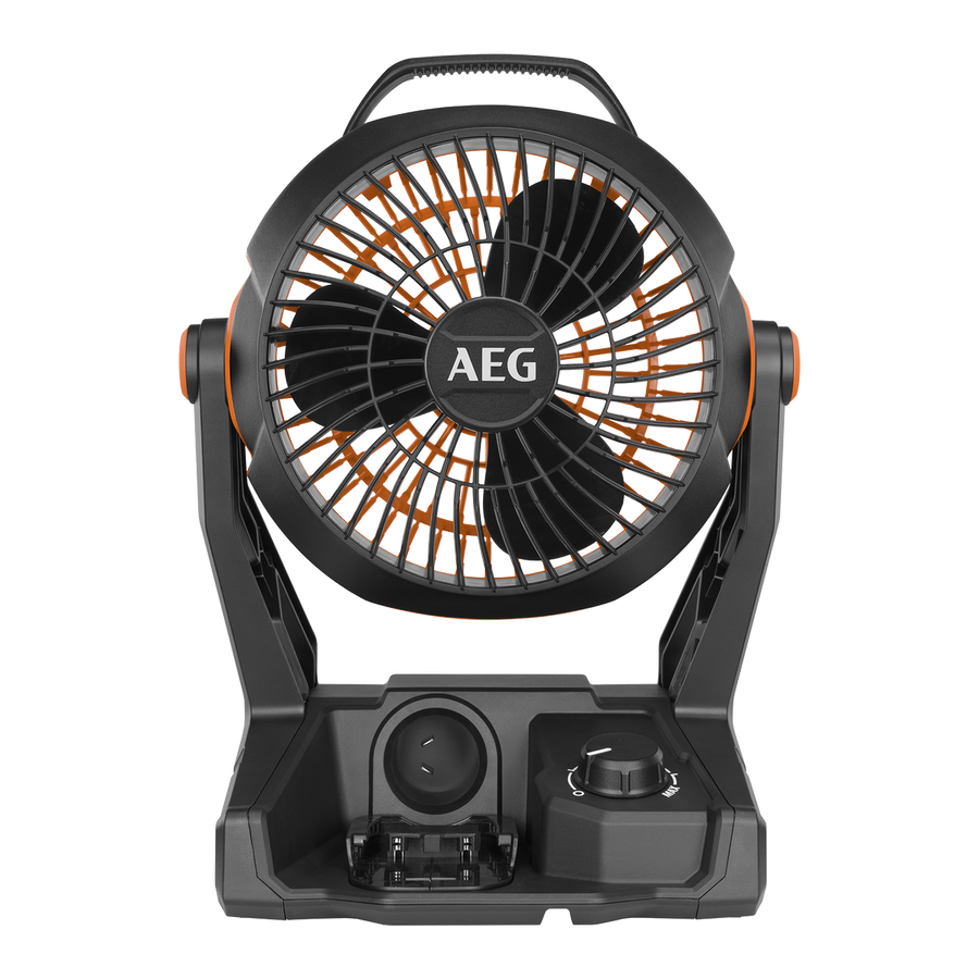 AEG 18V Hybrid Fan Skin Only - 210° Pivoting Head - 6 Speed Settings - 3.01kg - SuperSaverAU - view 1