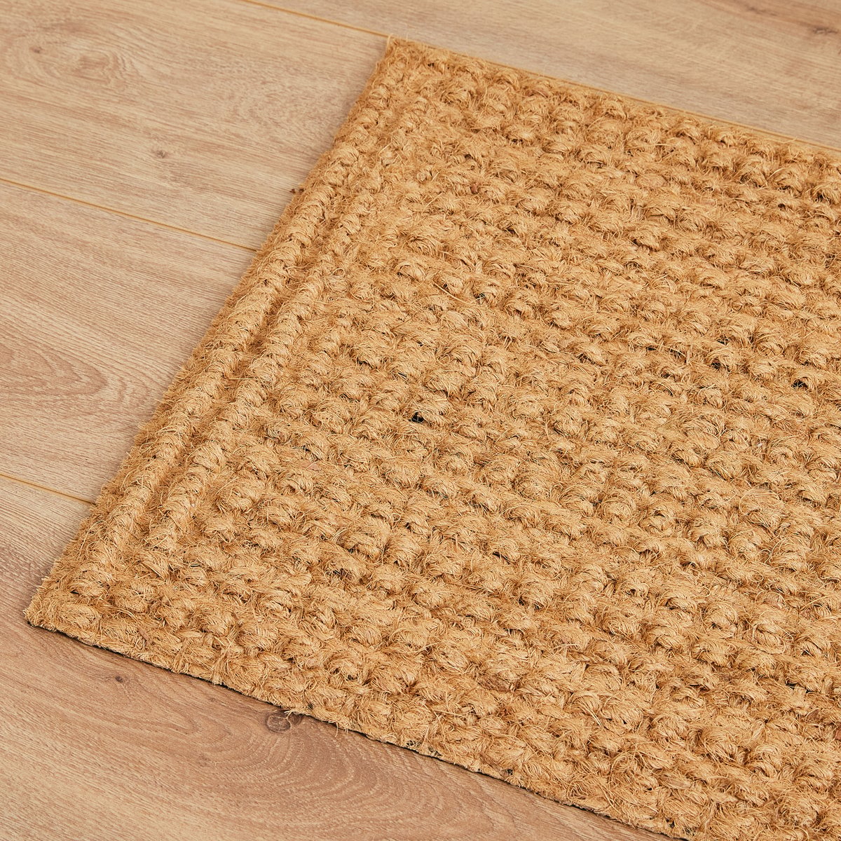 Madras Link Coir Door Mat - 45 x 75cm - Natural - Durable & Nonslip - SuperSaverAU - view 3