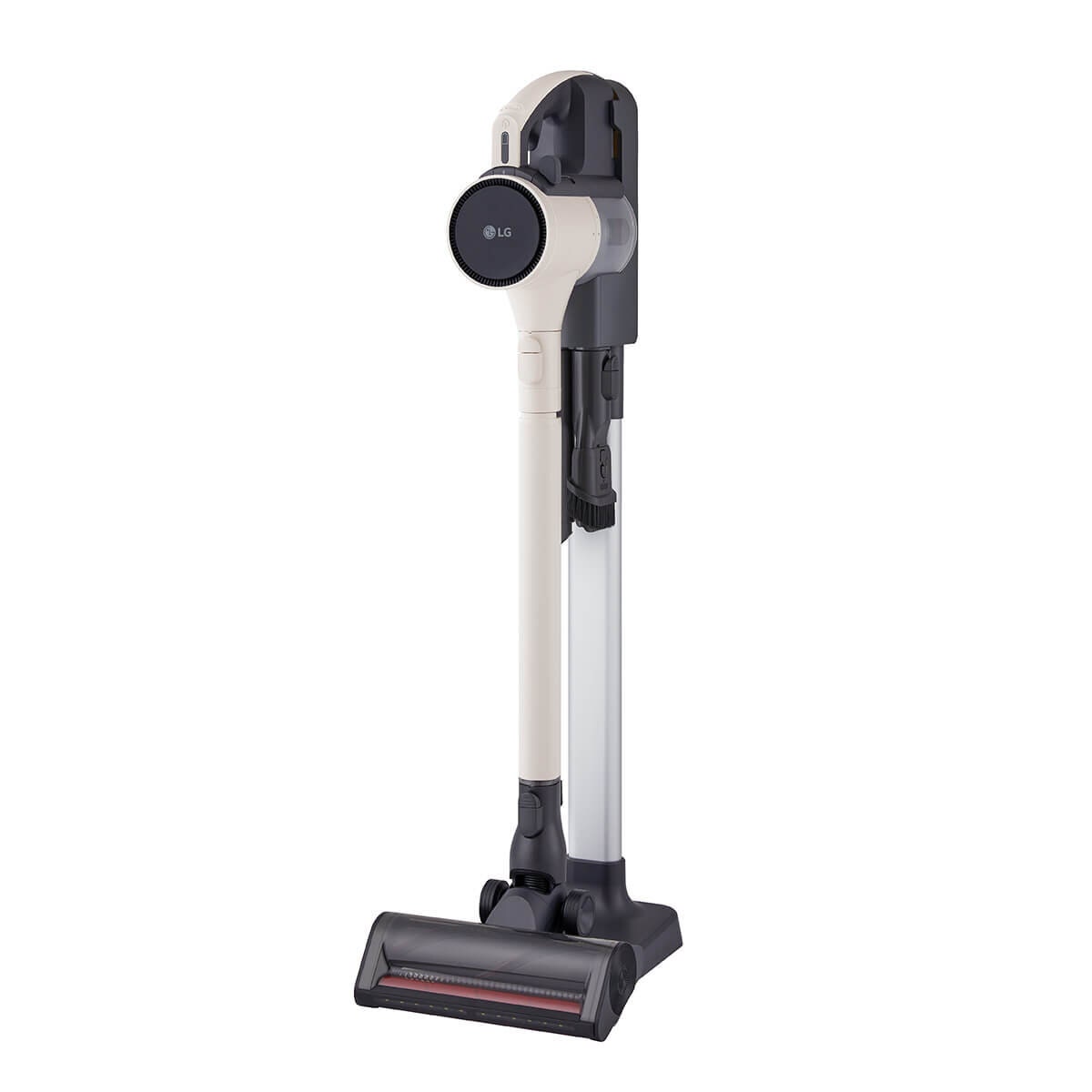 LG cordless stick vacuum with double battery - 5-step filtration - telescopic pipe - beige - A9L-MULTI