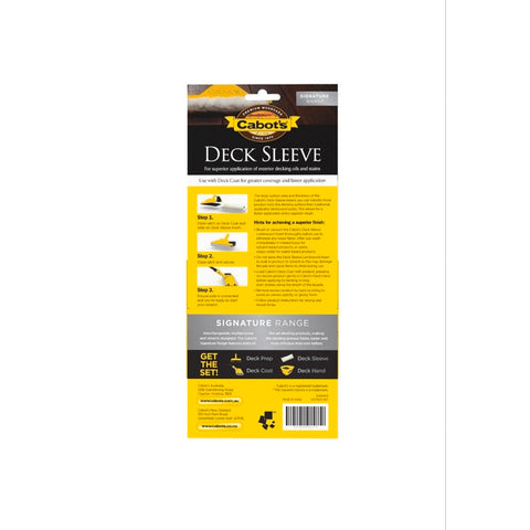 Cabot's Deck Sleeve 100mm, Large-Surface Applicator for Decking Oils & Stains