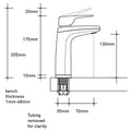 Billi B-5000 Boiling, Chilled and Sparkling Water XL Levered Dispenser - Urban Brass - 915100LUB