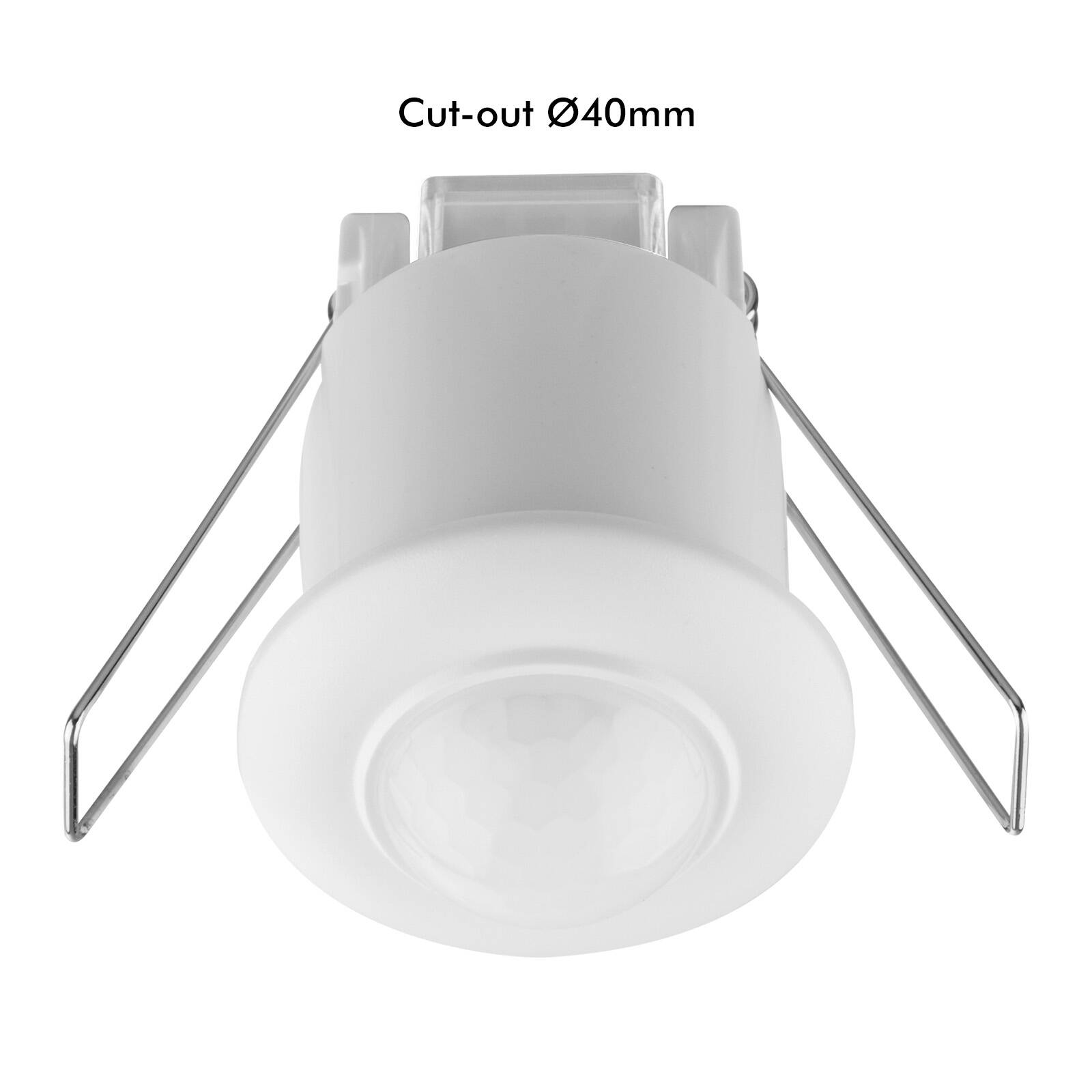 Arlec Recessed Security Motion Sensor, 360-Degree, 6m Range, Indoor & Outdoor MAL552