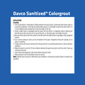 Davco 1.5kg White #01 Sanitized Colourgrout - Cement Based, Mould Resistant, Wall & Floor