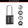Master Lock 51mm Shackle Combination Padlock Solid Aluminium Brass Steel