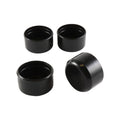 Surface Gard 25mm Black Round Plastic External Chair Tip - 4 Pack