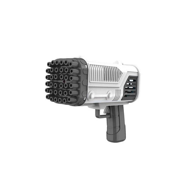 36-Hole Automatic Gatling Bubble Machine - Black