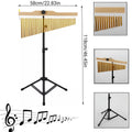 36 Note Wind Chime Musical Instrument, Natural Wood, 58 x 118 cm - view 3
