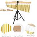 36 Note Wind Chime Musical Instrument, Natural Wood, 58 x 118 cm - view 4