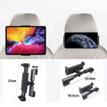360 Degree Car Headrest Tablet Holder Mount Fits 4.7 to 12.9 in (12 to 33 cm) - Black - view 3