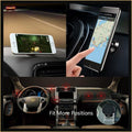 360-Degree Rotating Car Phone Holder Dashboard Mount Stand - Silver - view 5