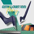 360-Degree Rotating Craft Cutting Tool with 30° Stainless Steel Blade - White - view 2