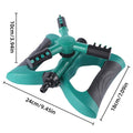 360 Degree Rotating Garden Sprinkler with 12 Nozzles for Lawns and Gardens - view 3