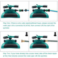 360 Degree Rotating Garden Sprinkler with 12 Nozzles for Lawns and Gardens - view 4