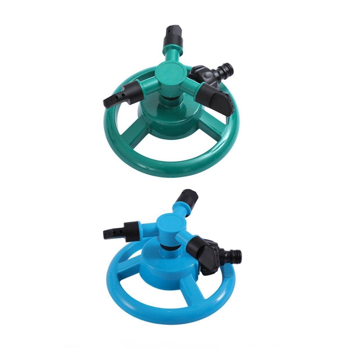 360 Degree Rotating Garden Sprinkler with Three Spray Arms - Blue - view 3
