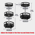 360-Degree Rotating Kitchen Spice Rack Countertop Organiser - Triple Layer - view 4