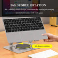 360 Degree Rotating Laptop Stand, Adjustable 4.5-31 cm, Foldable - Dark Grey - view 5