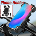 360 Degree Rotating Phone Holder Handlebar Mount for Motorcycles and Bicycles