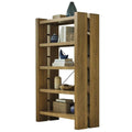 Universal Broadmoore Bookcase W 965 x H 1651 mm, Adjustable Shelves, Rubberwood - SuperSaverAU - view 4