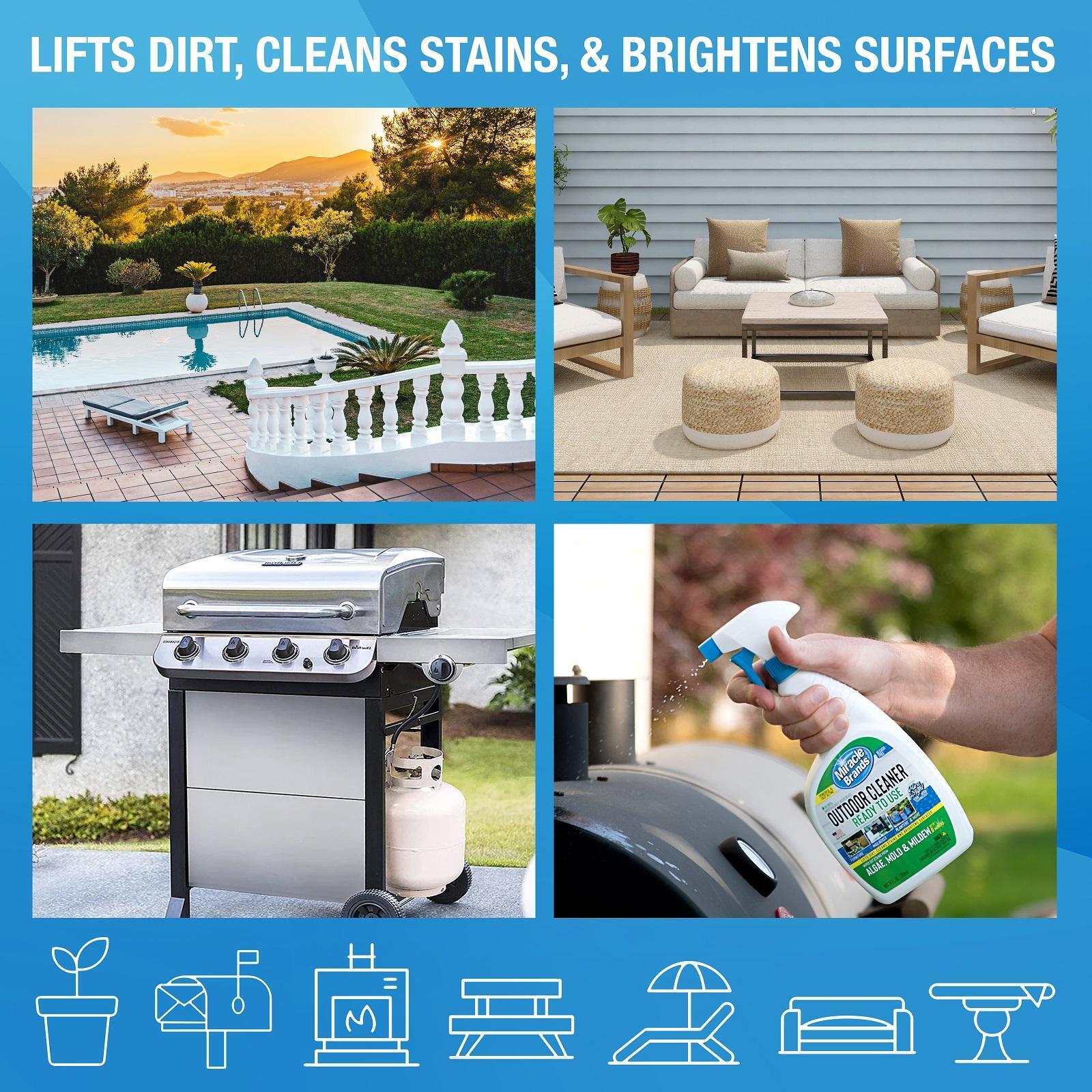 Miracle Brands 709ml Outdoor Cleaner Ready To Use Phosphate Free