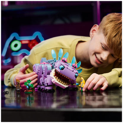 LEGO Fortnite Klombo 77077 Building Set | 1,084 Pieces | Movable Legs, Opening Mouth, Rotating Tail | Island Adventure Peely & Oro Minifigures