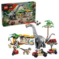LEGO Jurassic World Raptor And Titanosaurus Tracking Mission 76973 Building Kit with 582 Pieces, Dinosaur Figures, and Interactive Play Options - SuperSaverAU - view 1