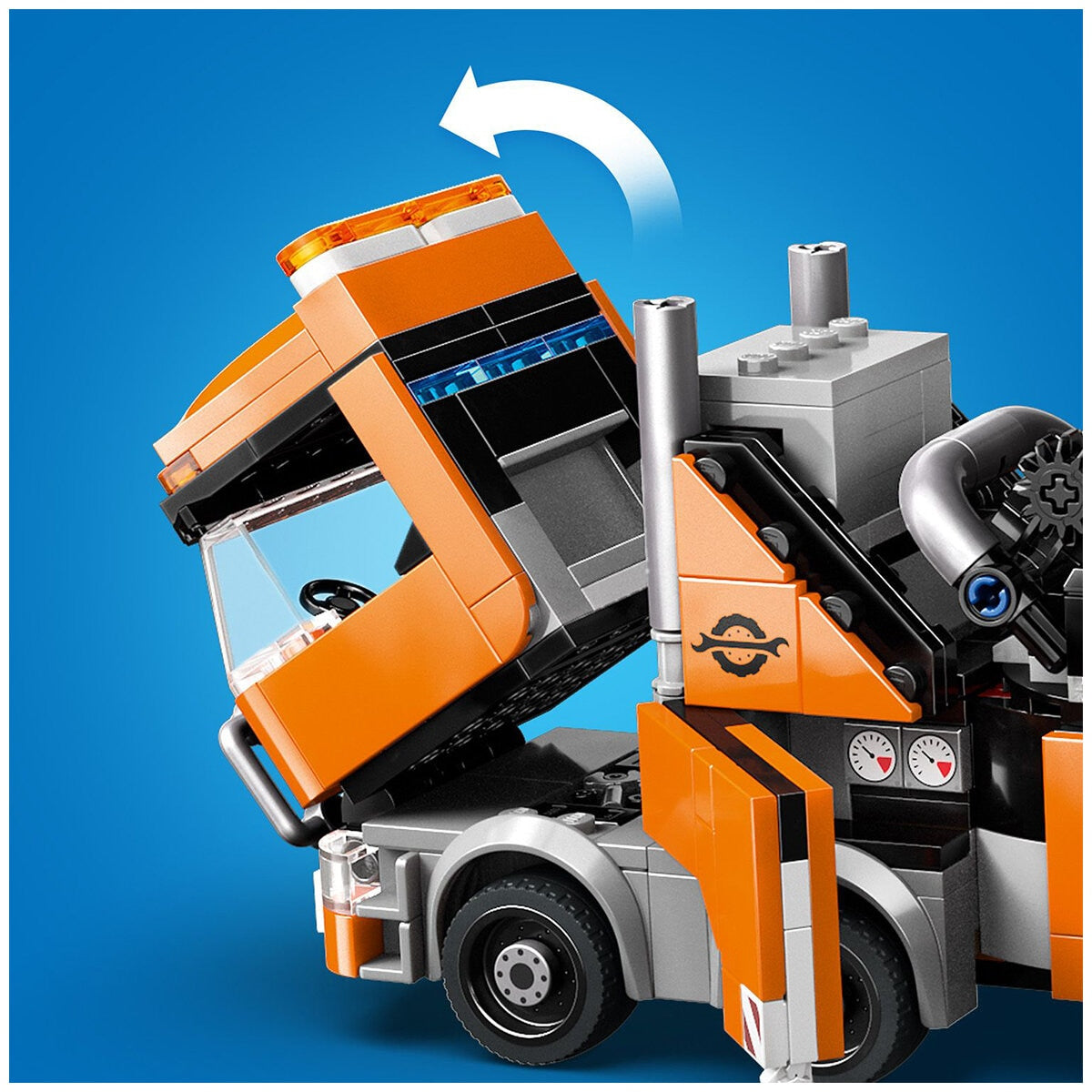 LEGO City Heavy-Duty Recovery Tow Truck With Crane 60467, 793 Pieces, Ages 8+, Working Crane, Winch, Dump Truck, 3 Minifigures