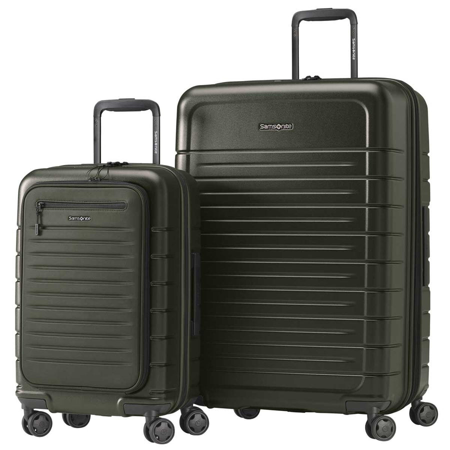 Samsonite Variate 2 Piece Luggage Set Olive - Large & Carry On, TSA Lock, 10 Year Warranty - SuperSaverAU - view 1