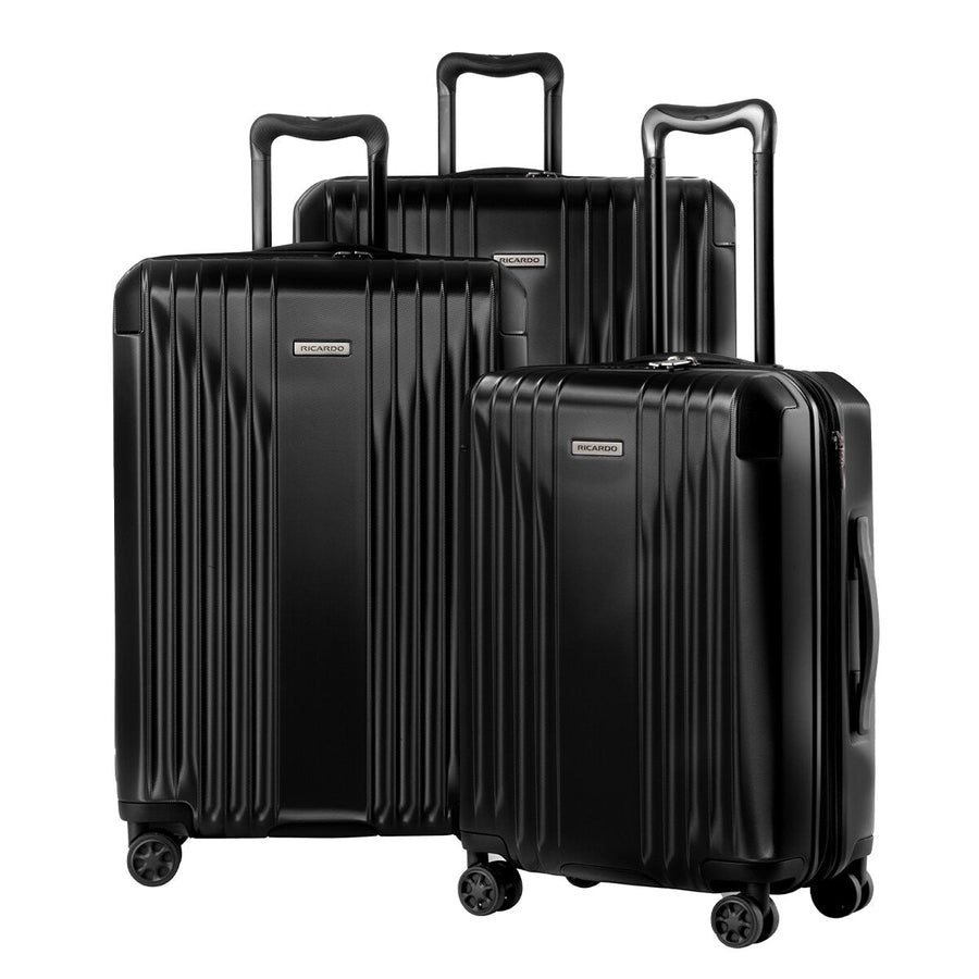 Ricardo Beverly Hills Mission Bay 3 Piece Luggage Set, 100% Polycarbonate, USB Charging Port, TSA Locks - SuperSaverAU - view 1