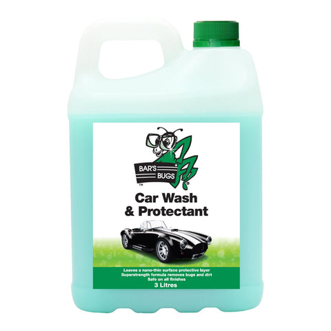 Bar's Bugs 3 Litre Wax Free Car Wash and Paint Protectant Bug Remover