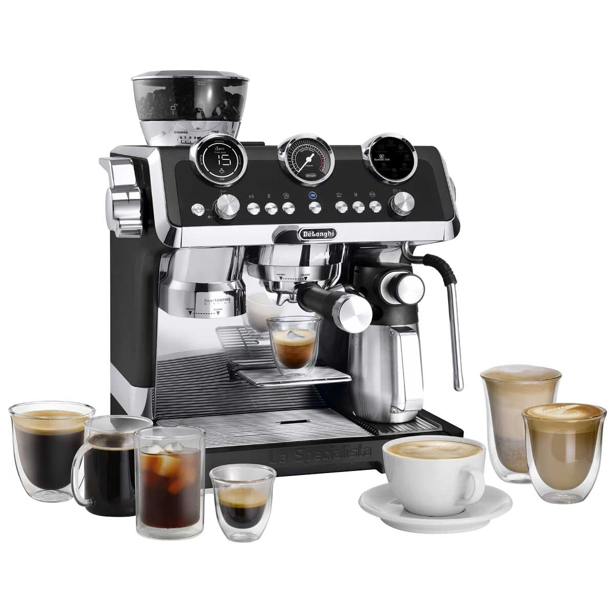 De'Longhi La Specialista Maestro EC9865BM Cold Brew & Espresso Machine with Cold Extraction Technology, Sensor Grinding, and LatteCrema System