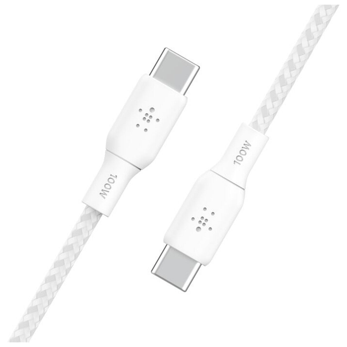 Belkin BoostCharge 3M USB-C to USB-C Cable White - CAB014BT3MWH