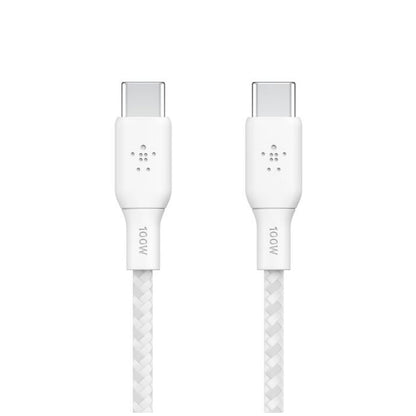 Belkin BoostCharge 3M USB-C to USB-C Cable White - CAB014BT3MWH