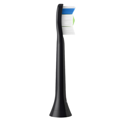 Philips Sonicare W2 Optimal Standard Brush Heads 8 Pack Black - Removes Plaque, Whitens Teeth, BrushSync Technology