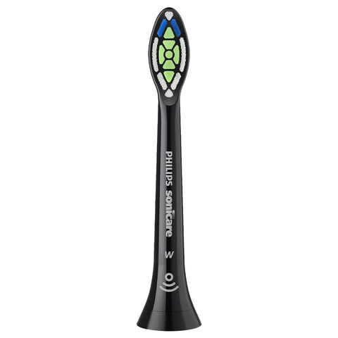 Philips Sonicare W2 Optimal Standard Brush Heads 8 Pack Black - Removes Plaque, Whitens Teeth, BrushSync Technology - SuperSaverAU - view 2
