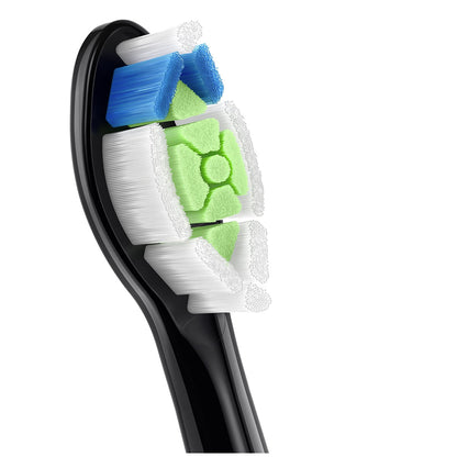 Philips Sonicare W2 Optimal Standard Brush Heads 8 Pack Black - Removes Plaque, Whitens Teeth, BrushSync Technology