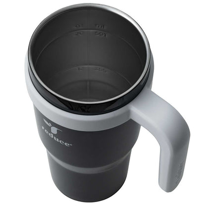 Reduce Cold1 Tumbler 700ml x 2 Pack Black - Keeps Drinks Cold for 24 Hours - Fits Cupholders - Soft Sit Base