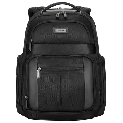 Targus Mobile Elite Backpack 39cm SafePort Sling Protection System Water Resistant Breathable Mesh Multiple Pockets