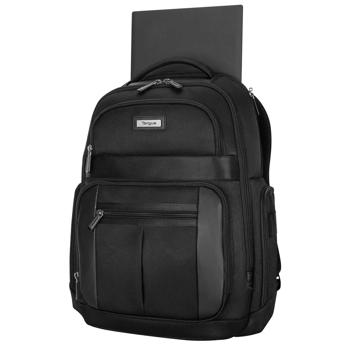 Targus Mobile Elite Backpack 39cm SafePort Sling Protection System Water Resistant Breathable Mesh Multiple Pockets